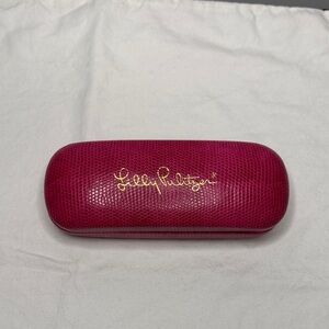 Lilly Pulitzer Fuchsia Glasses Case
